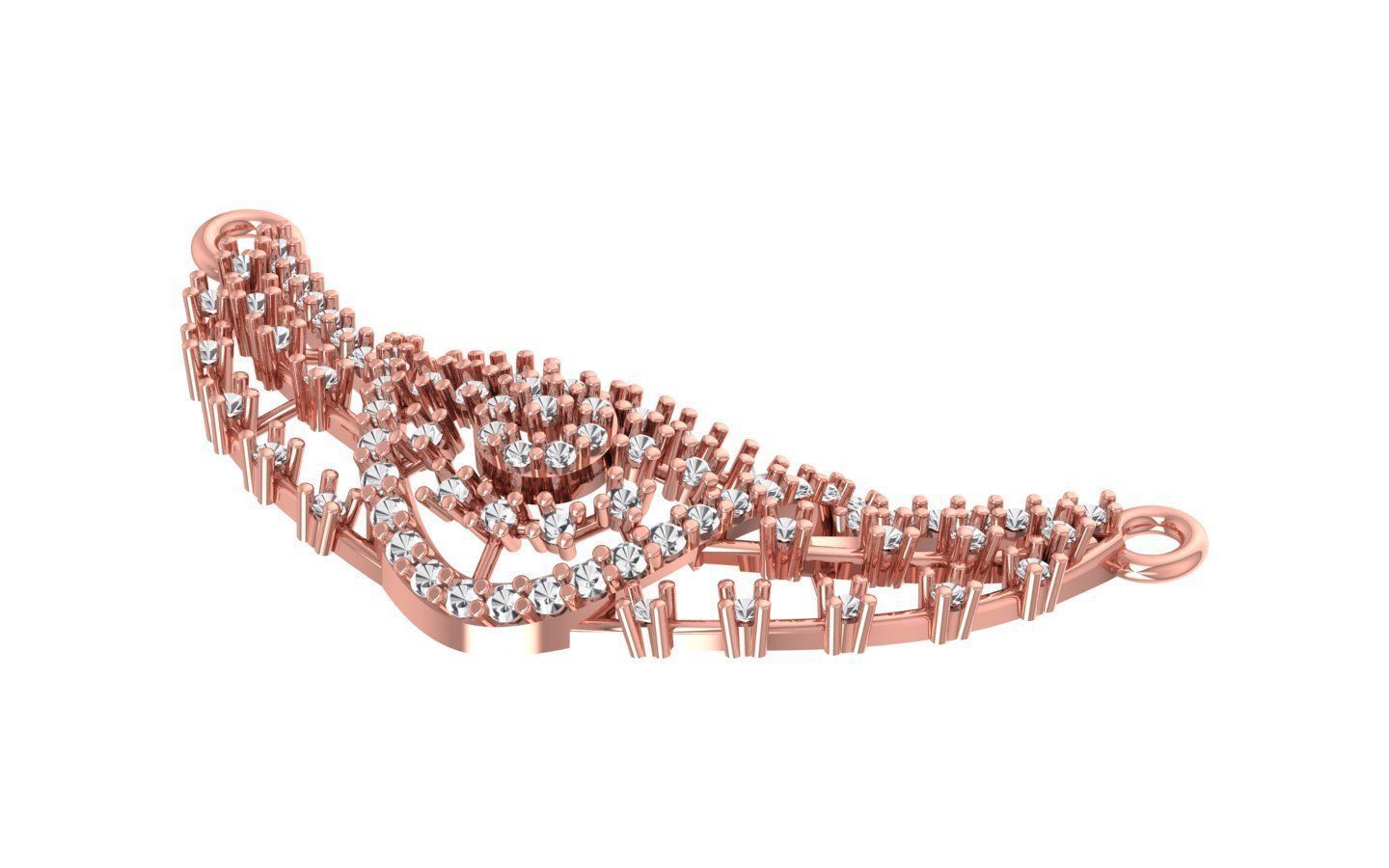 Women Necklaces Pendants 3dm STL OBJ FBX Renders Details 3D print model_2