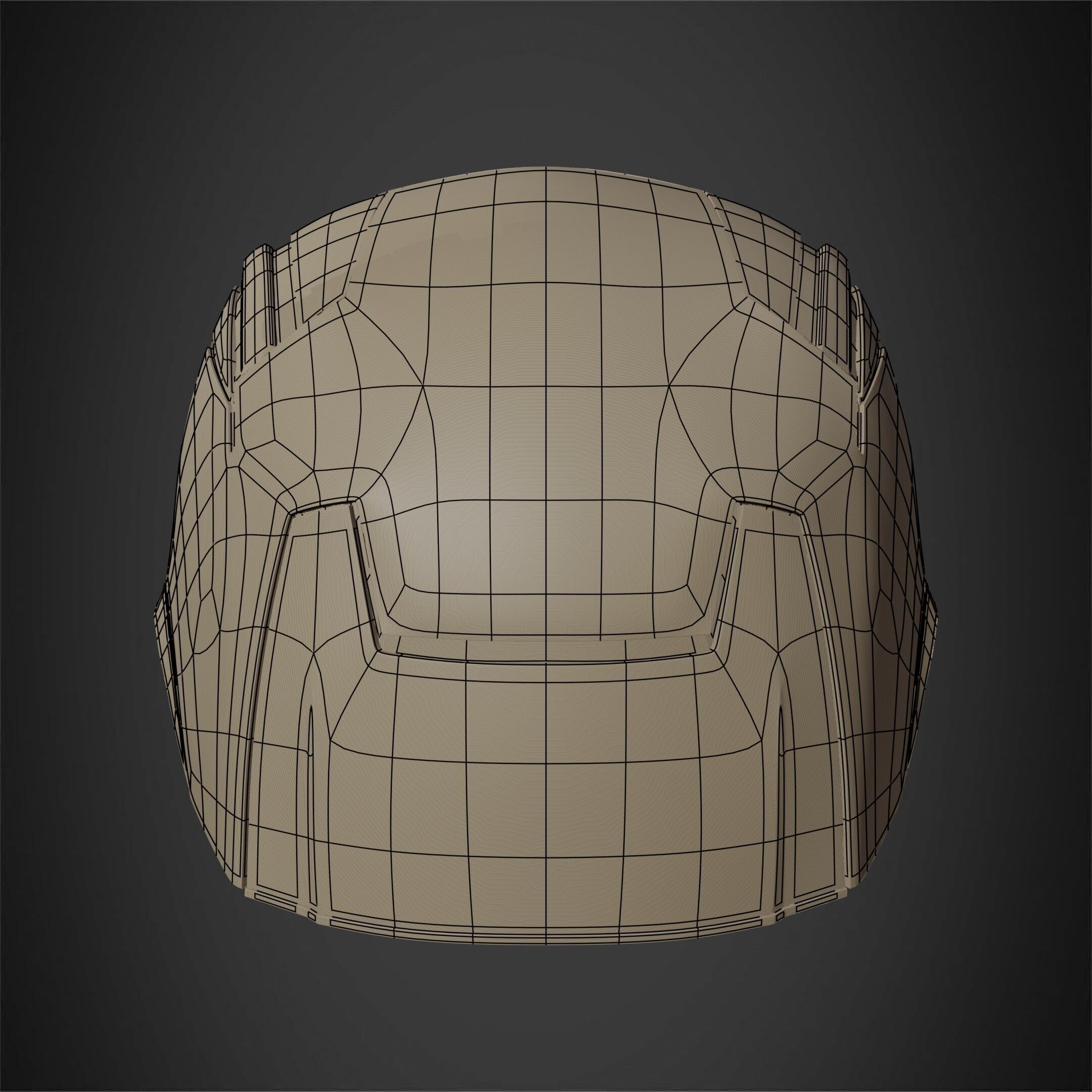 Daredevil Yellow Mask for Cosplay 3D print model_19