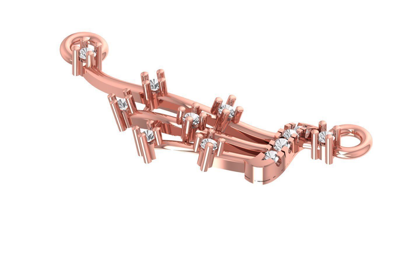 Women Necklaces Pendants 3dm STL OBJ FBX Renders Details 3D print model_1