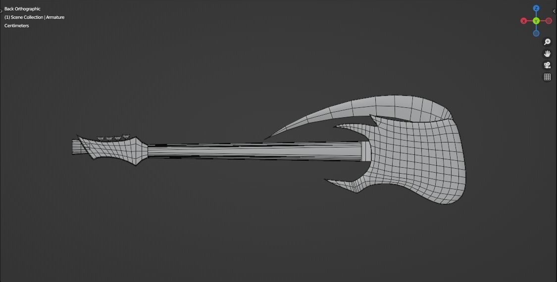 Guitar Scythe 3D model_7