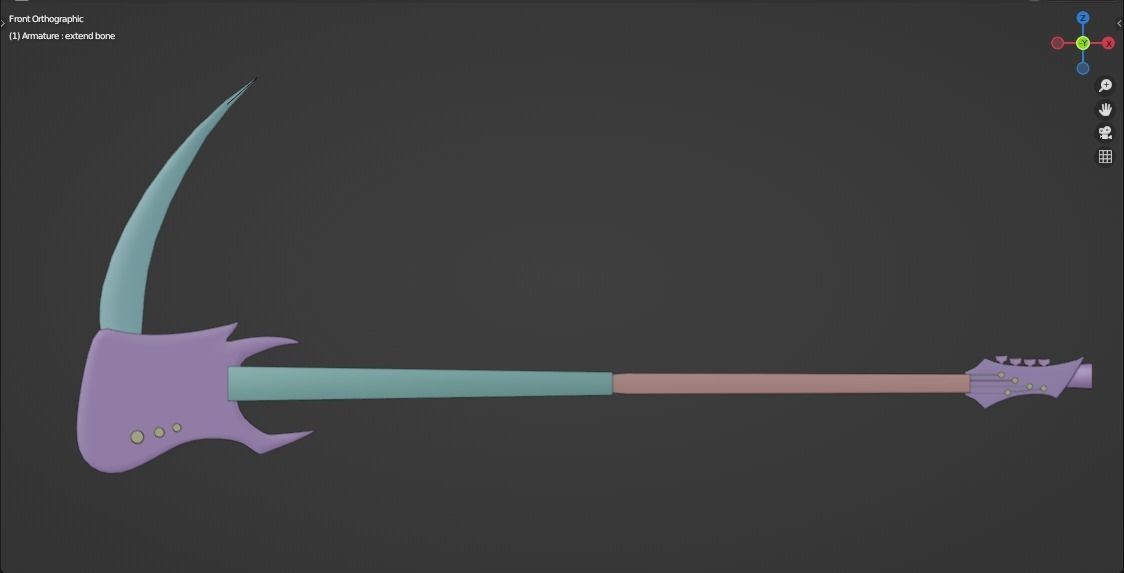 Guitar Scythe 3D model_10