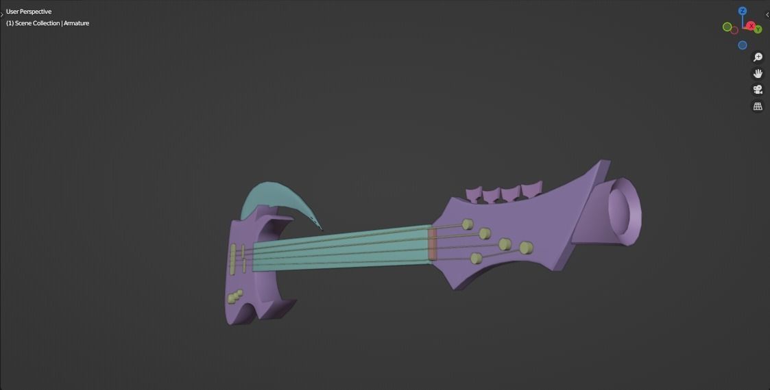Guitar Scythe 3D model_11