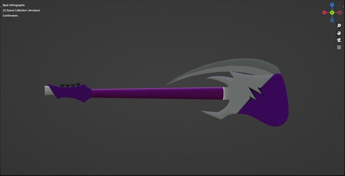 Guitar Scythe 3D model_6