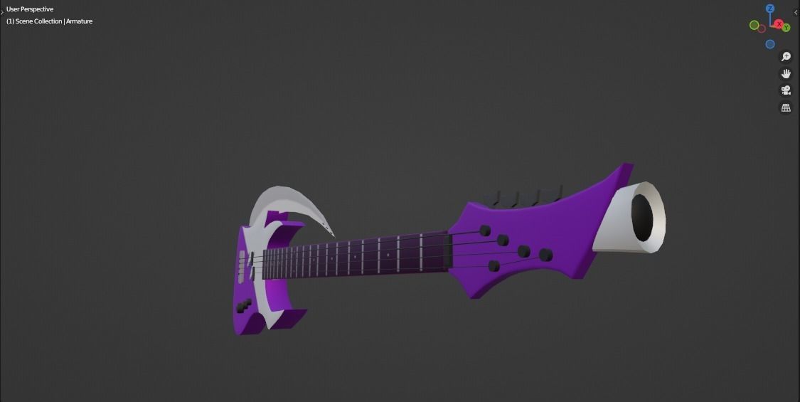 Guitar Scythe 3D model_13