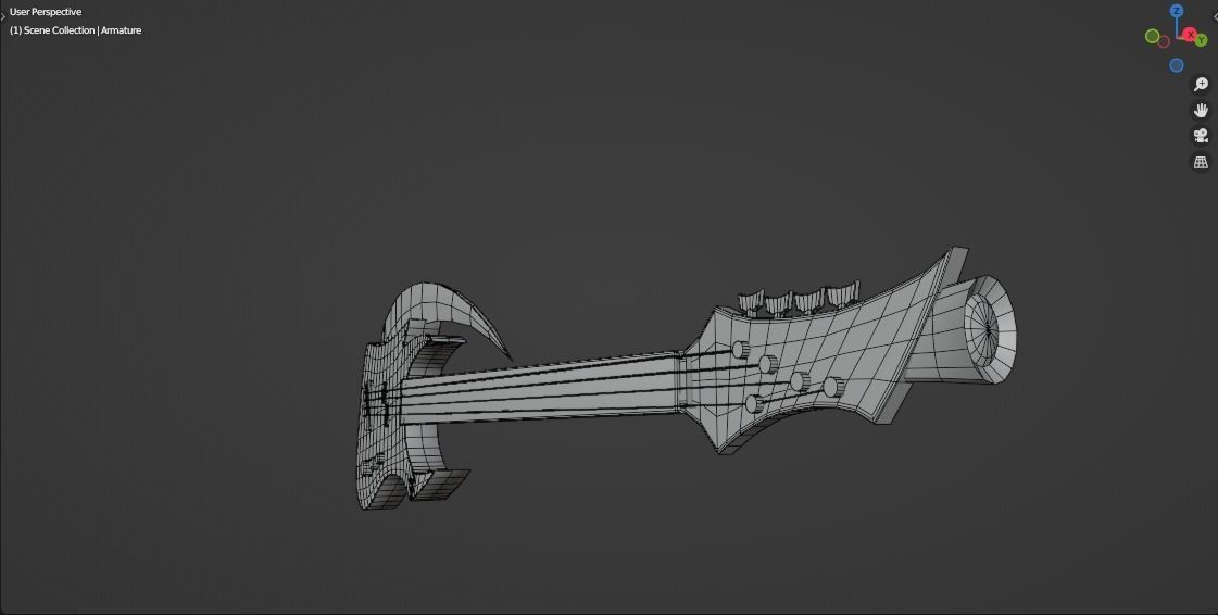 Guitar Scythe 3D model_12