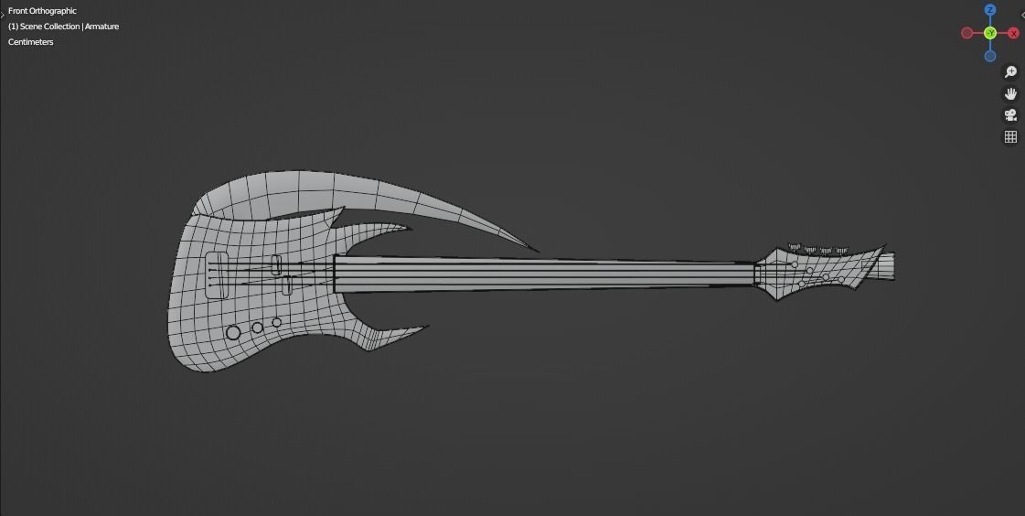 Guitar Scythe 3D model_4