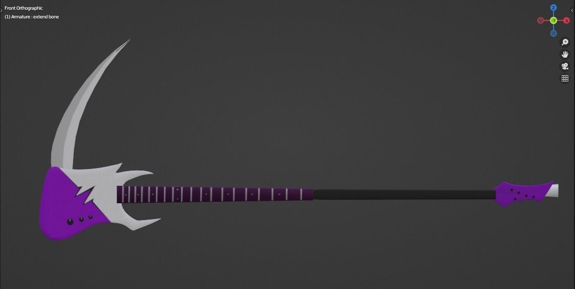 Guitar Scythe 3D model_8