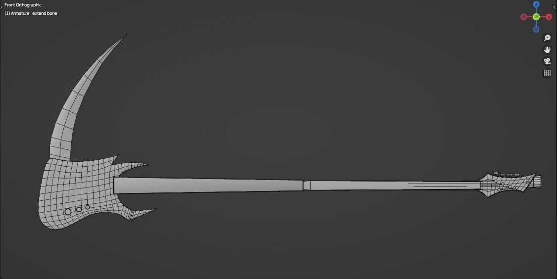Guitar Scythe 3D model_9
