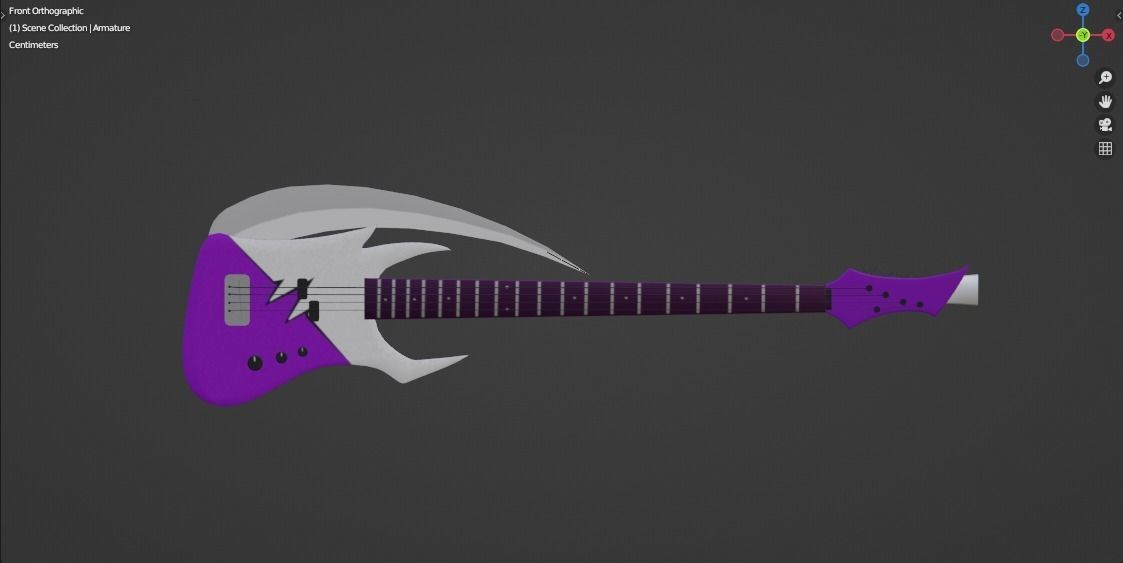Guitar Scythe 3D model_3