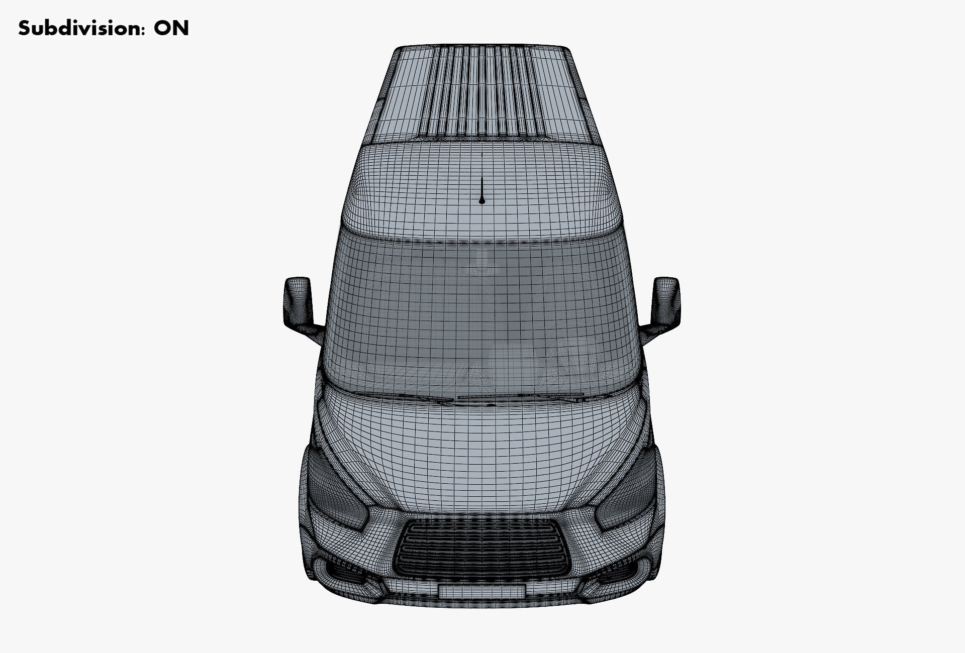 Generic Commercial Cargo Van M 2 3D model_29