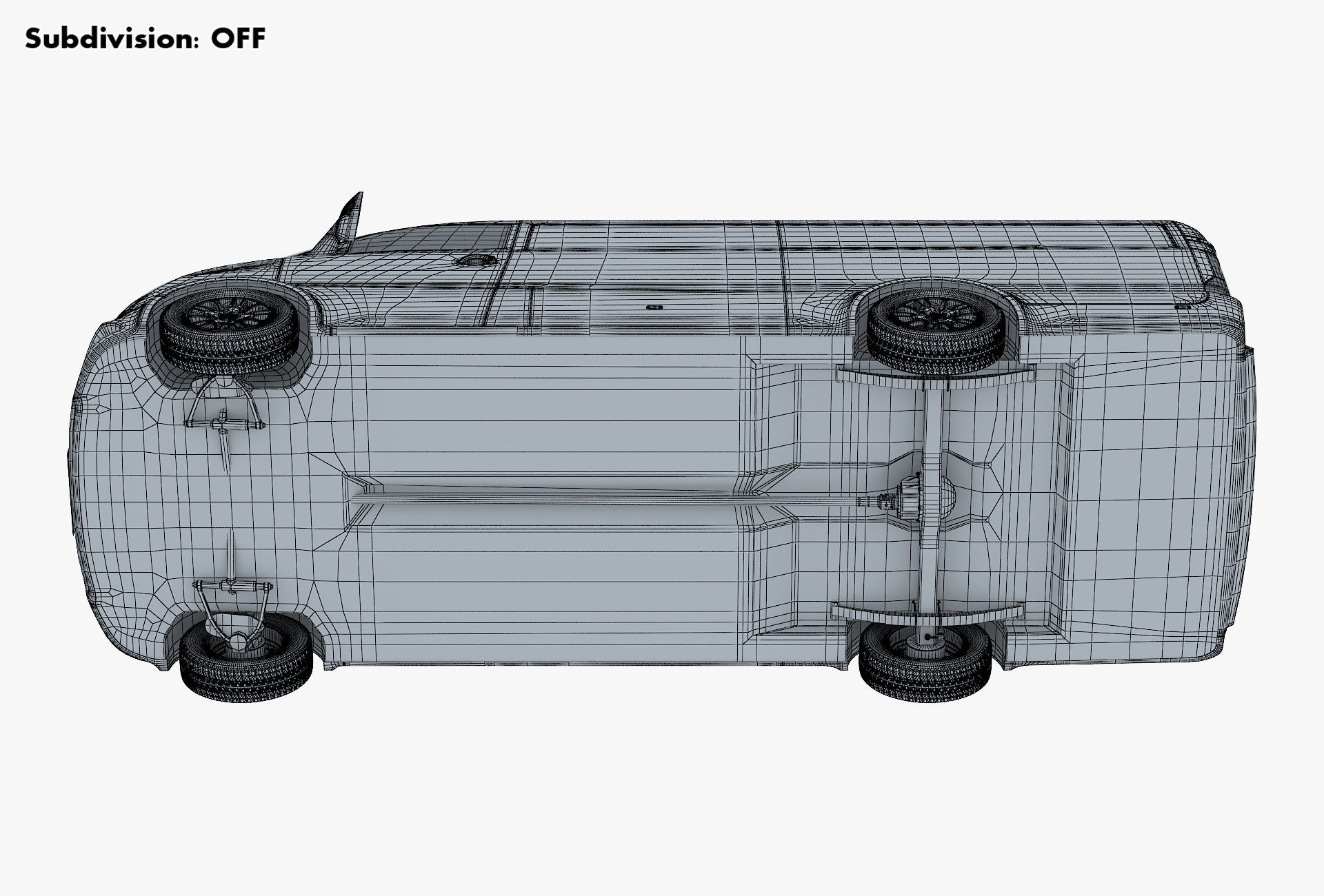 Generic Commercial Cargo Van M 2 3D model_38