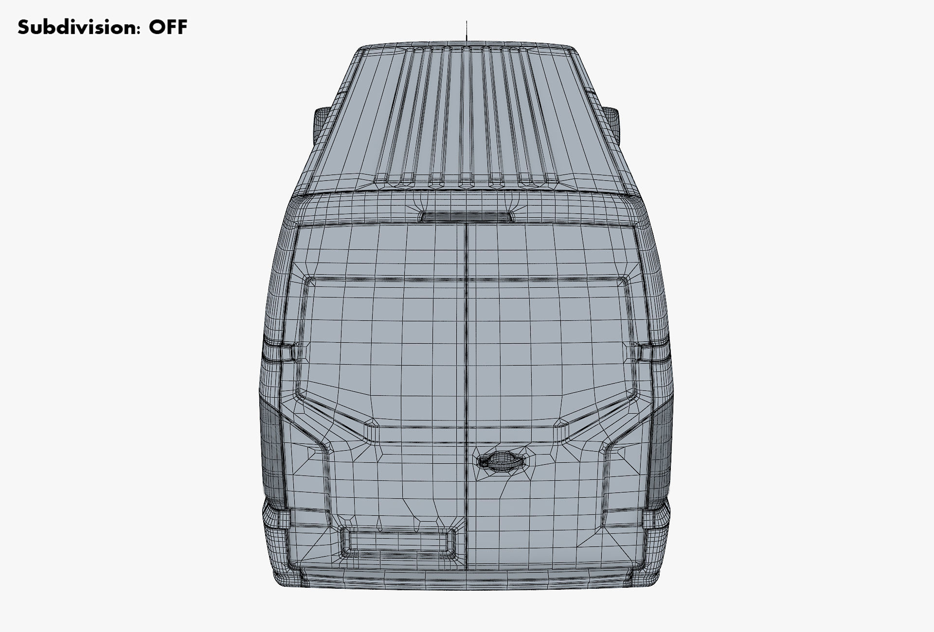 Generic Commercial Cargo Van M 2 3D model_32