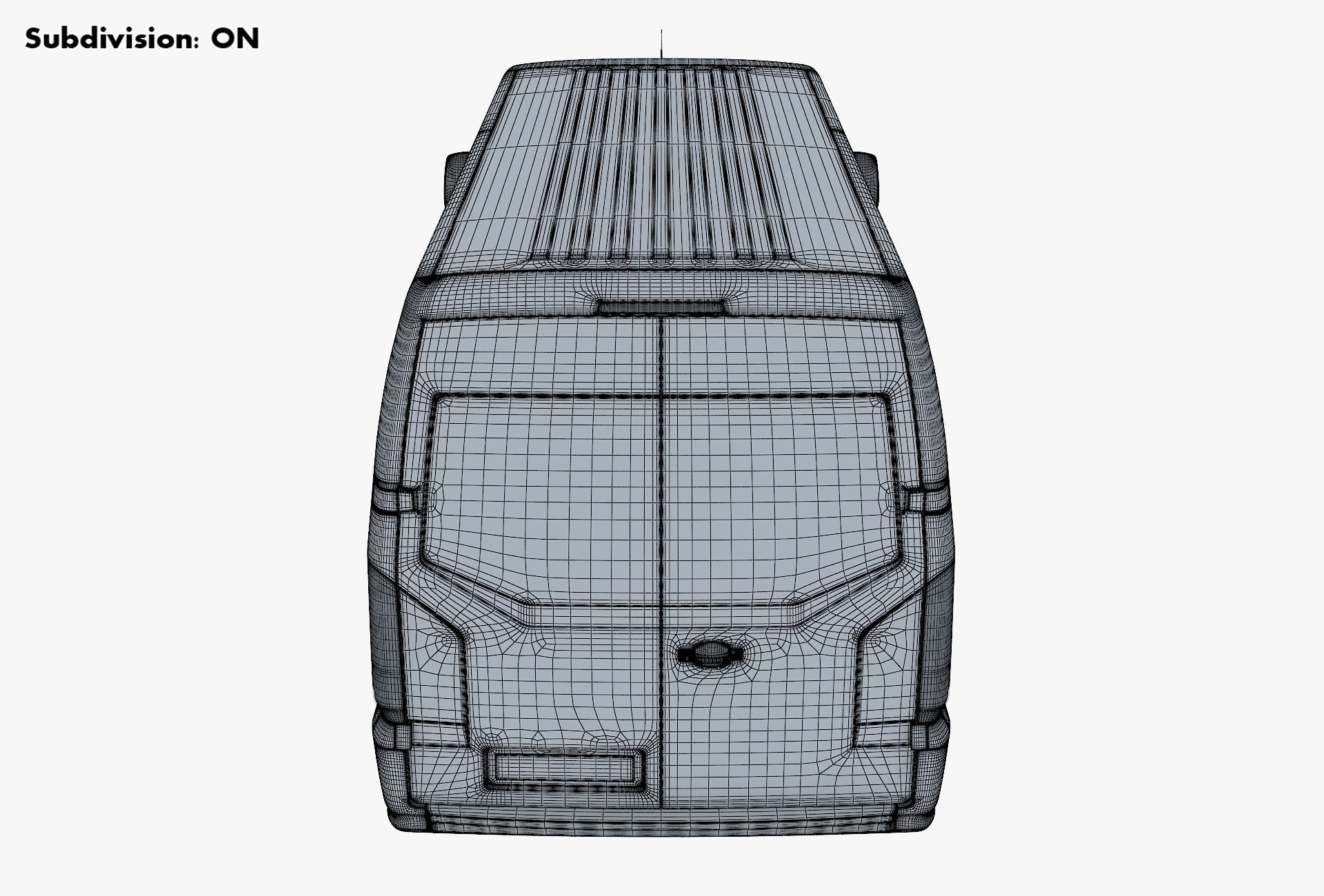 Generic Commercial Cargo Van M 2 3D model_31