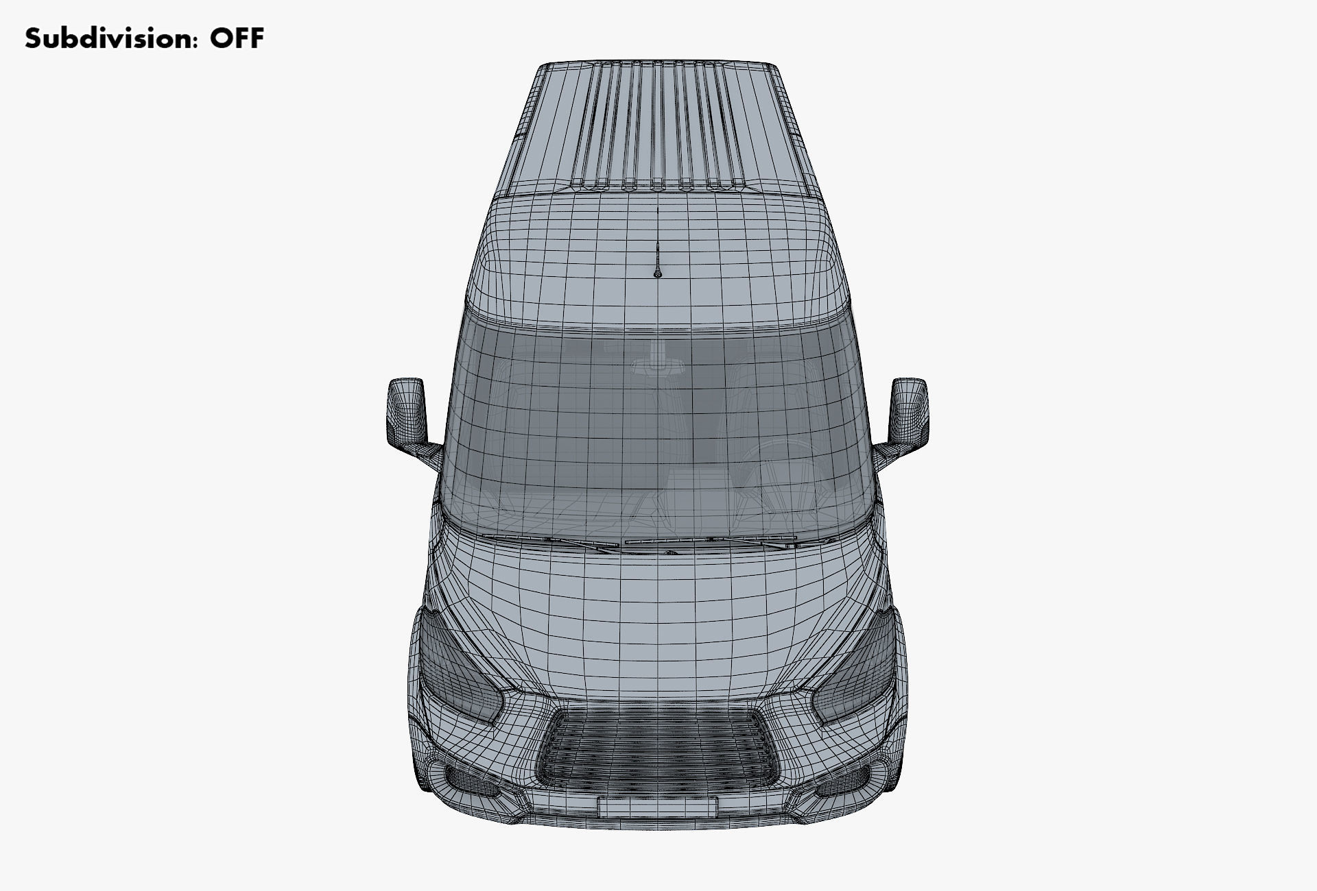 Generic Commercial Cargo Van M 2 3D model_30