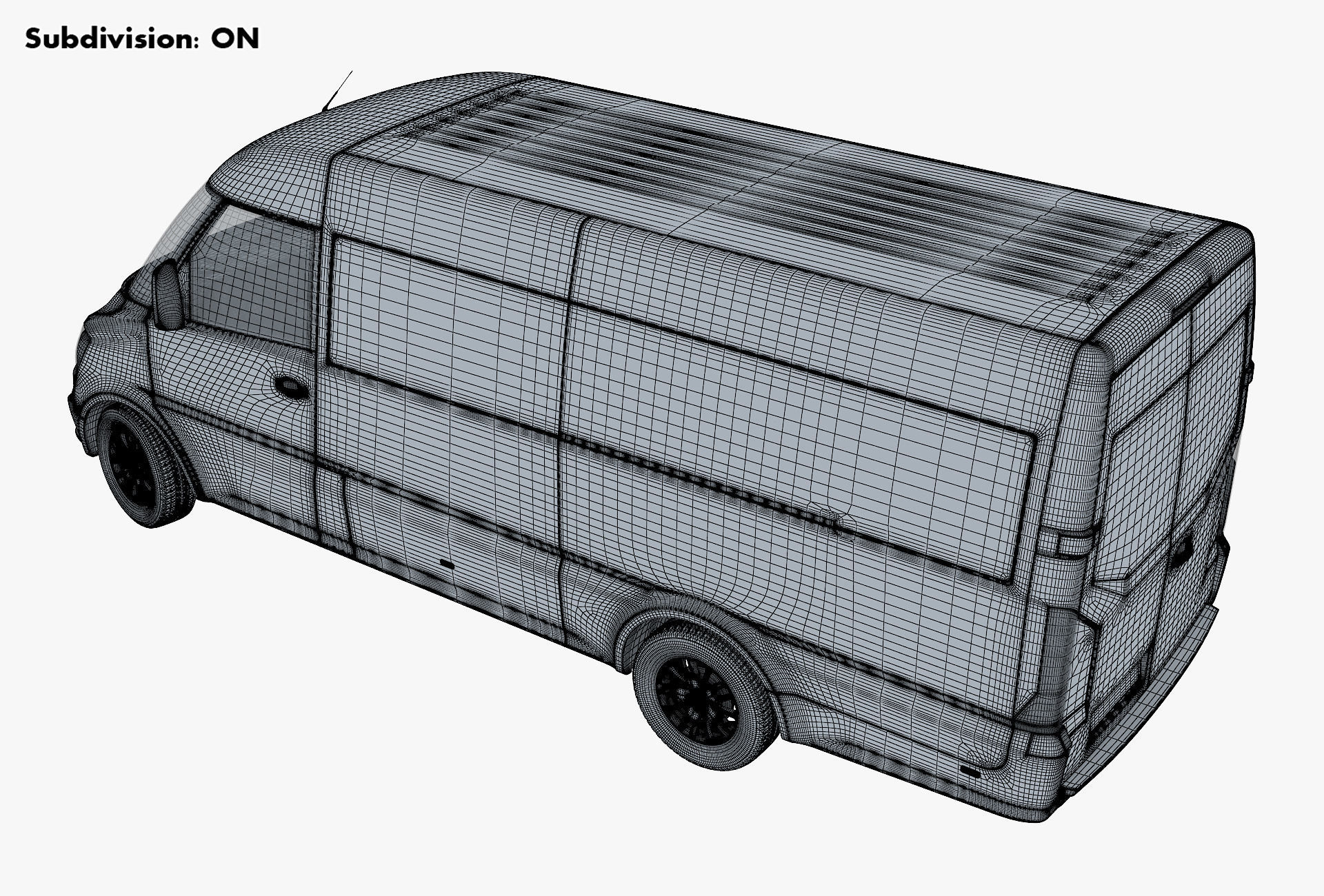 Generic Commercial Cargo Van M 2 3D model_19