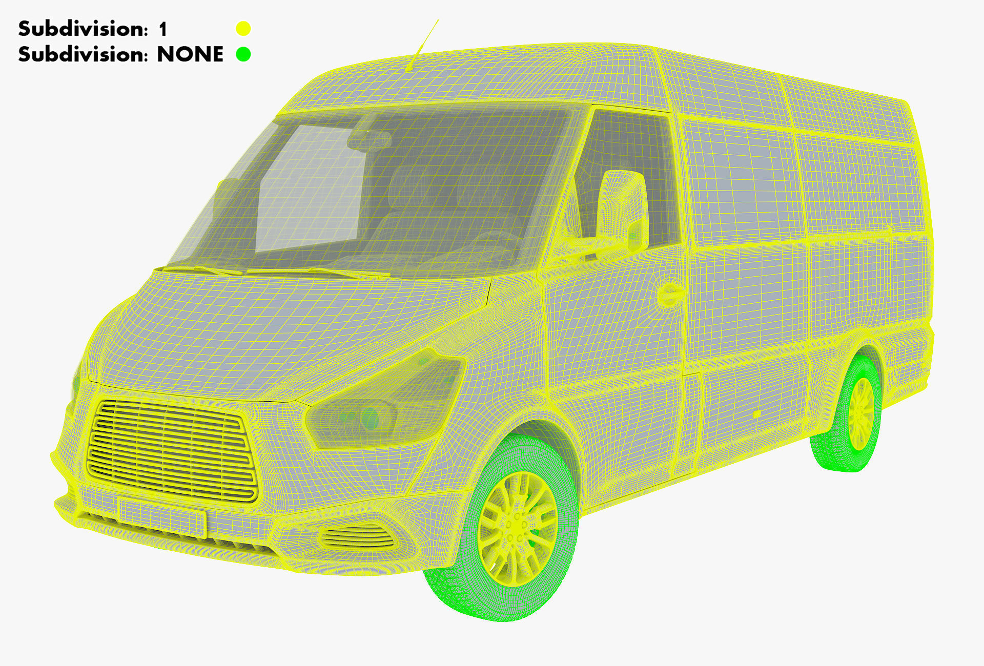 Generic Commercial Cargo Van M 2 3D model_39
