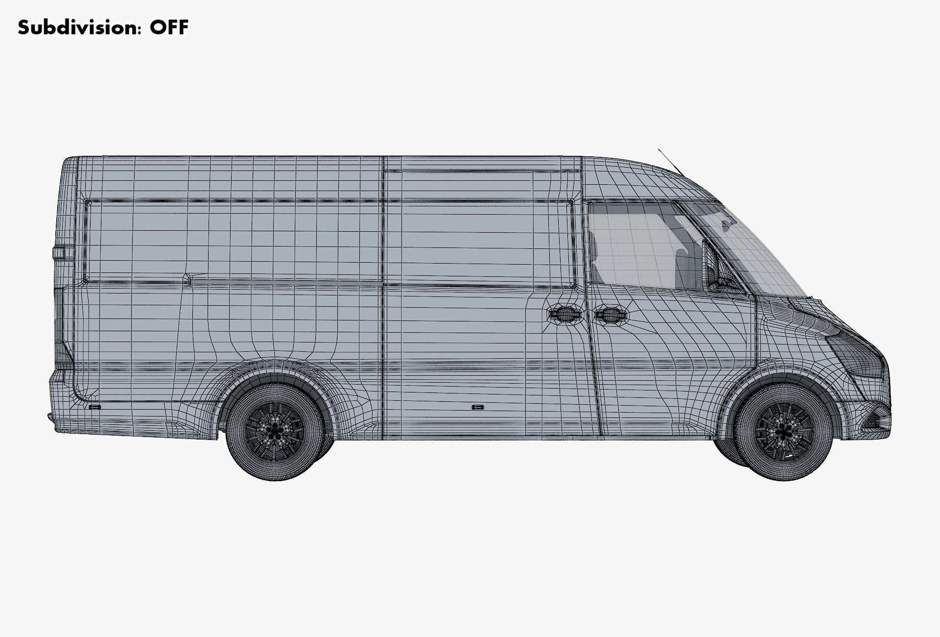 Generic Commercial Cargo Van M 2 3D model_26