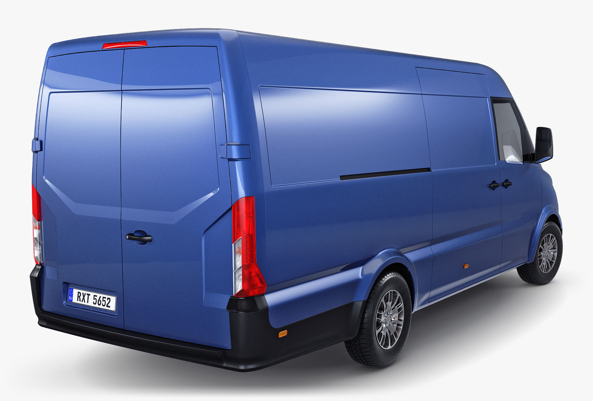 Generic Commercial Cargo Van M 2 3D model_2