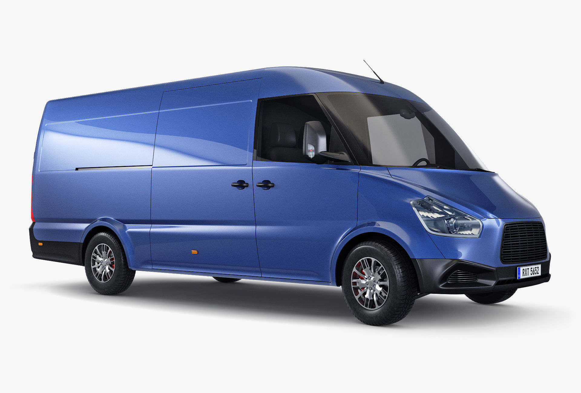 Generic Commercial Cargo Van M 2 3D model_5