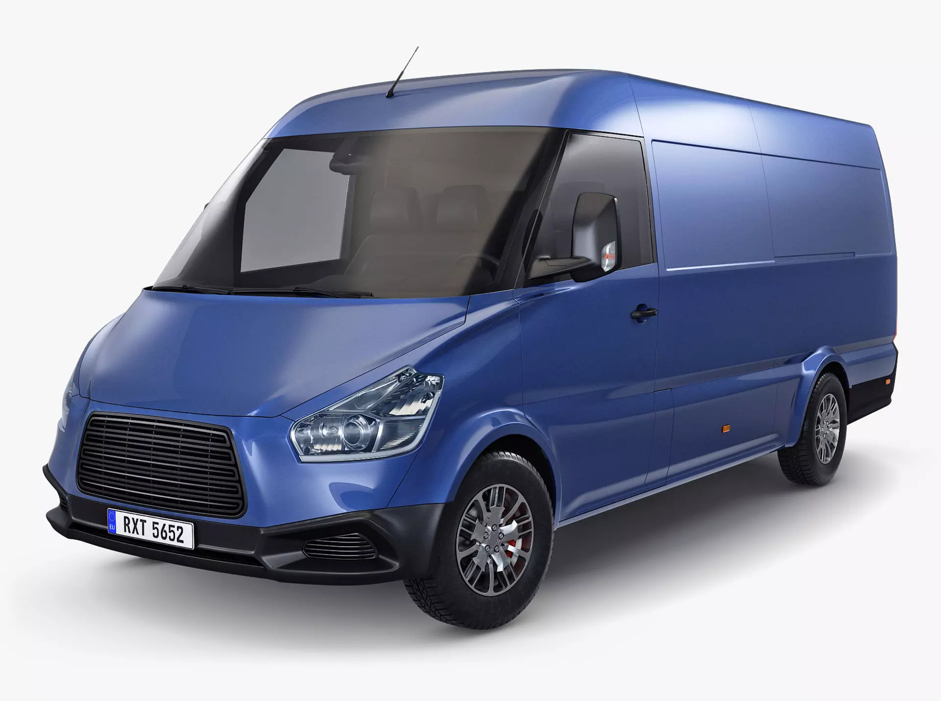 Generic Commercial Cargo Van M 2 3D model_0