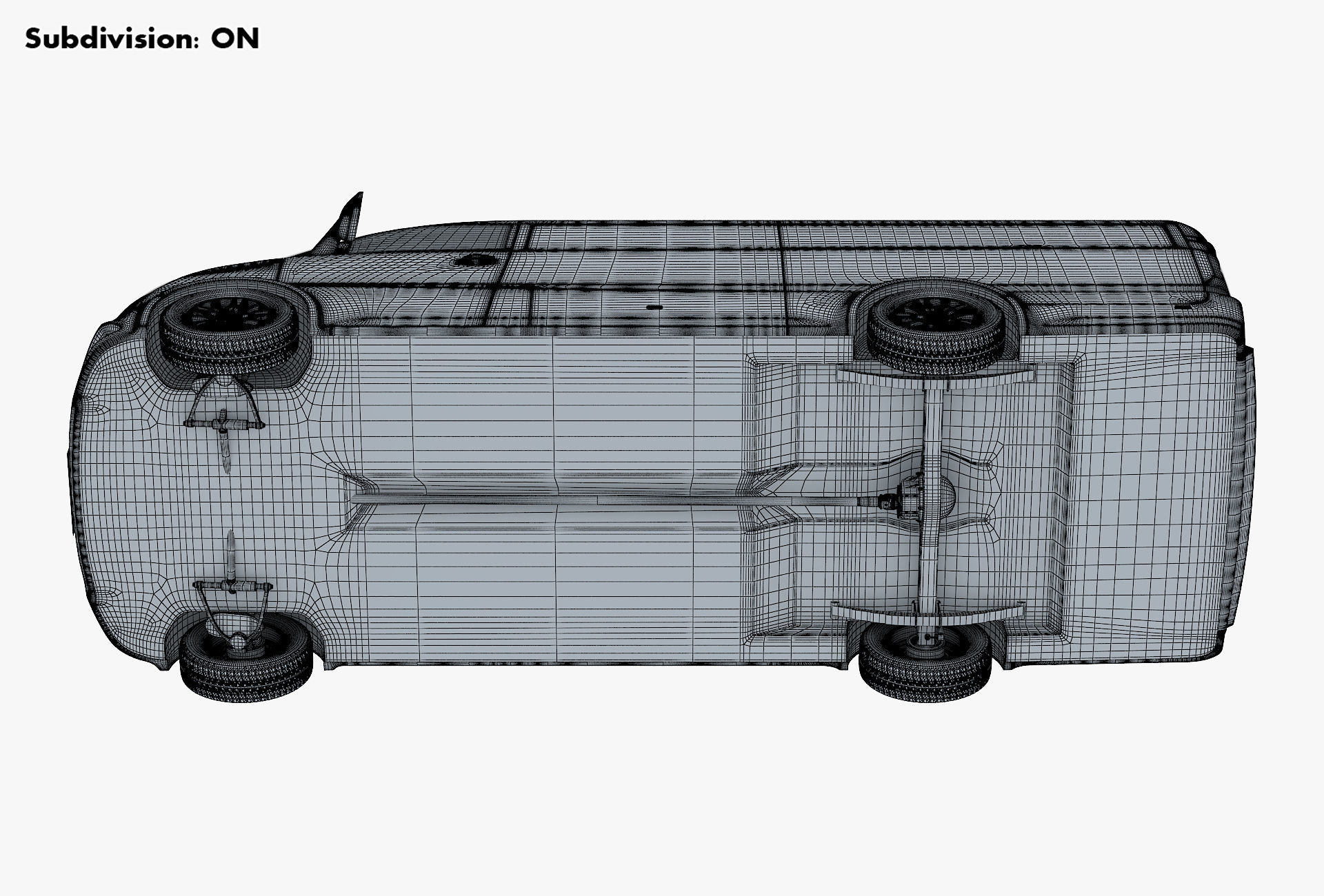 Generic Commercial Cargo Van M 2 3D model_37