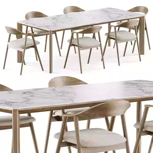 Dining set 4 by CoshLiving Kett