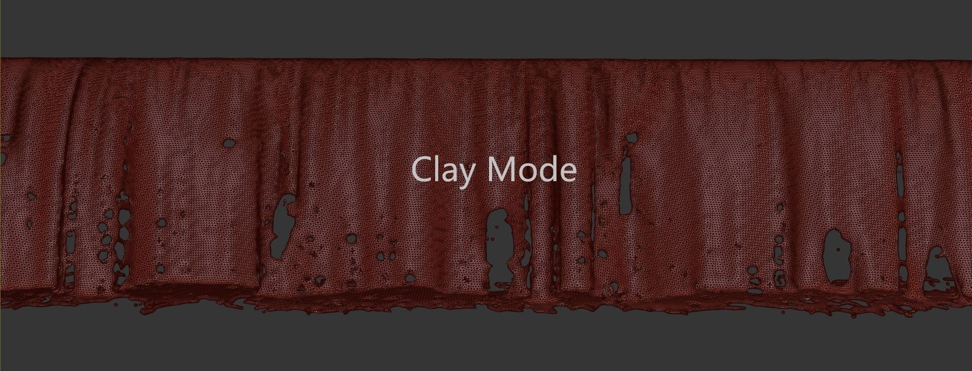 collection of animated waterfall Fountains cascade  500 Frame 3D model_15