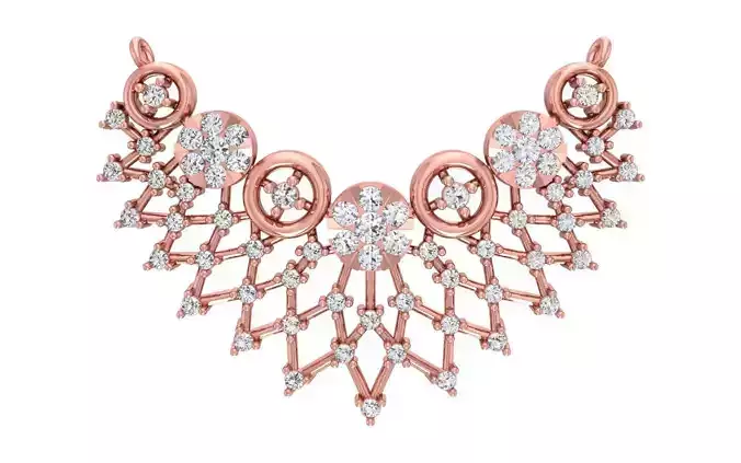 Women Necklaces Pendants 3dm STL OBJ FBX Renders Details