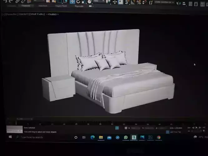 THIS IS BED MODEL WITH PROPER VERTEX 3D print model