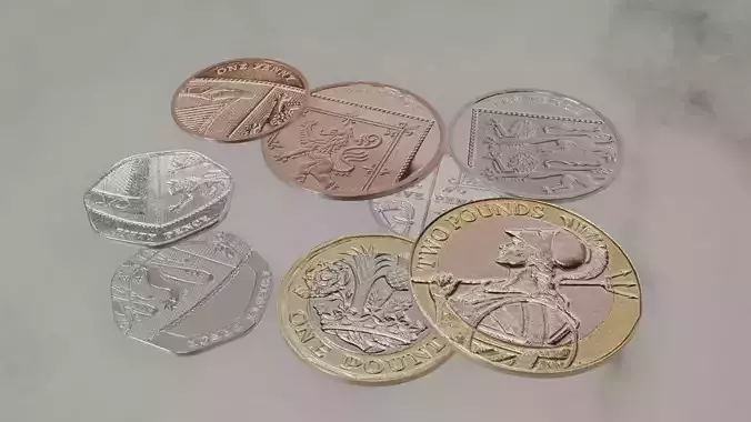 Uk GBP Currency Coins