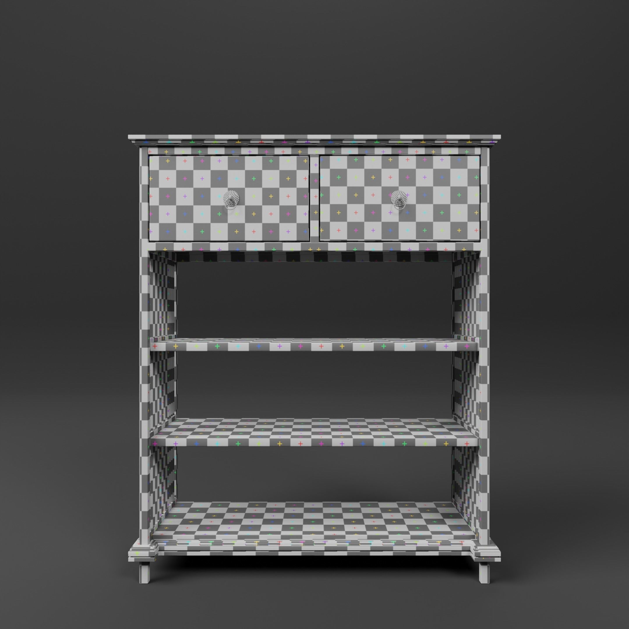 Book Case Free 3D model_9