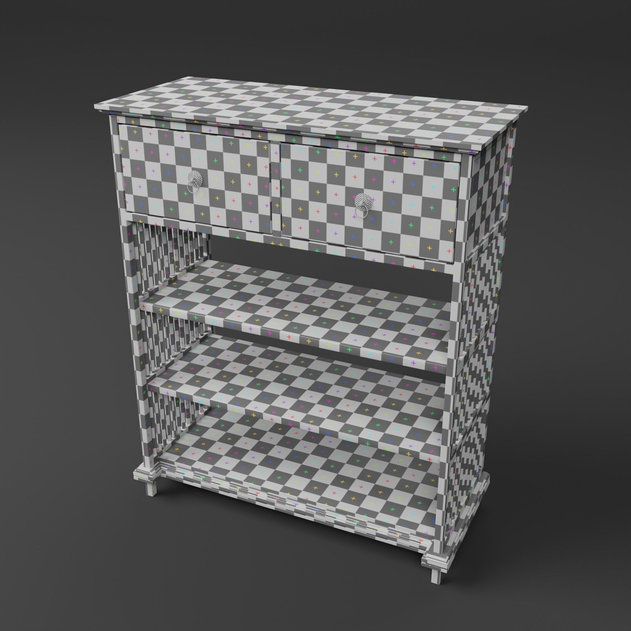Book Case Free 3D model_10