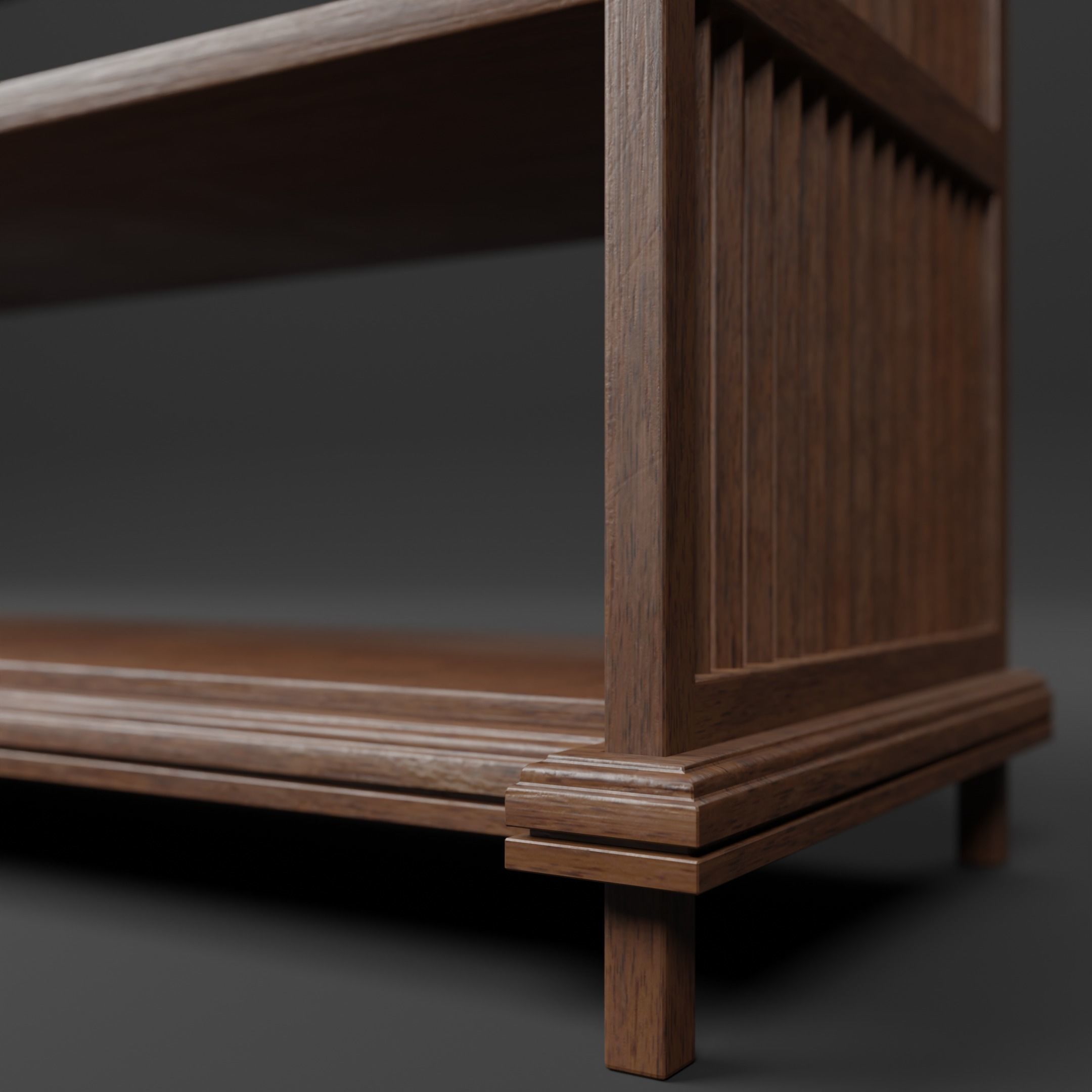 Book Case Free 3D model_5