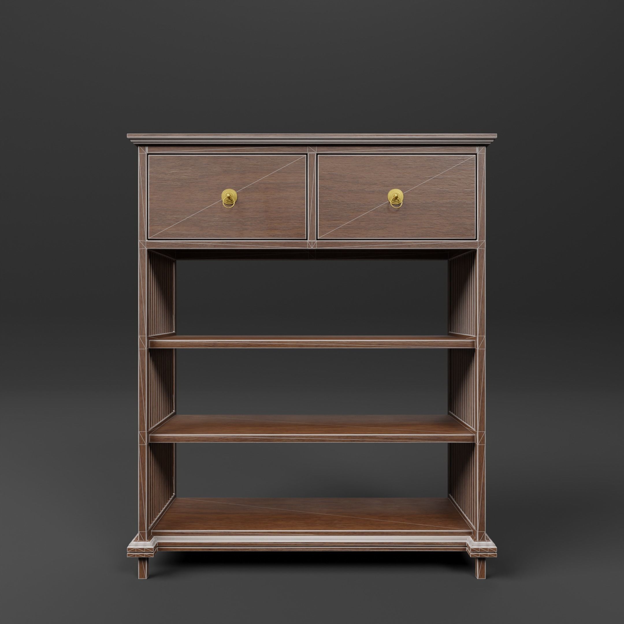 Book Case Free 3D model_12