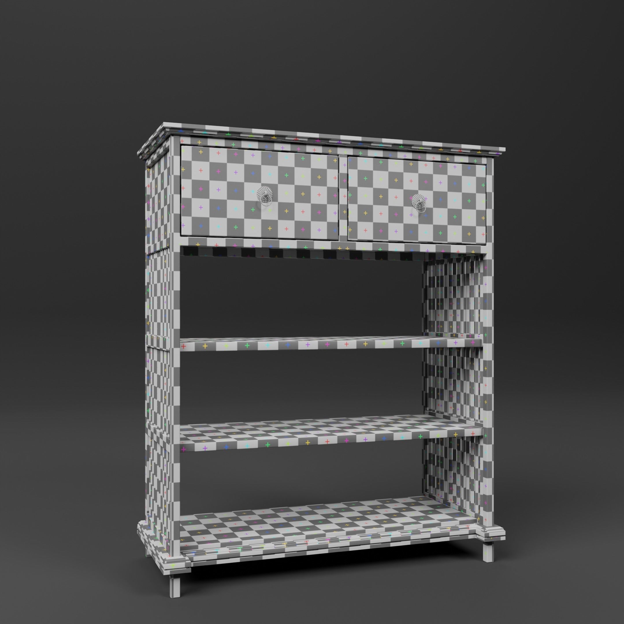 Book Case Free 3D model_8