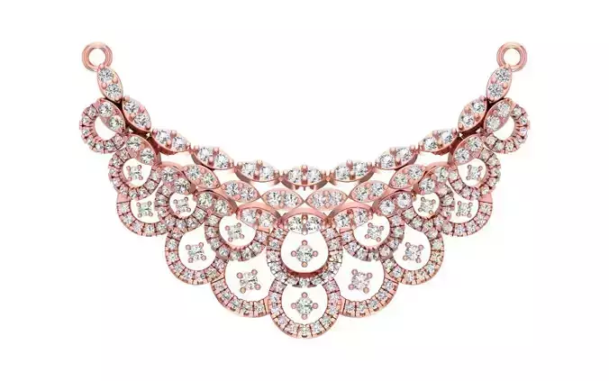 Women Necklaces Pendants 3dm STL OBJ FBX Renders Details