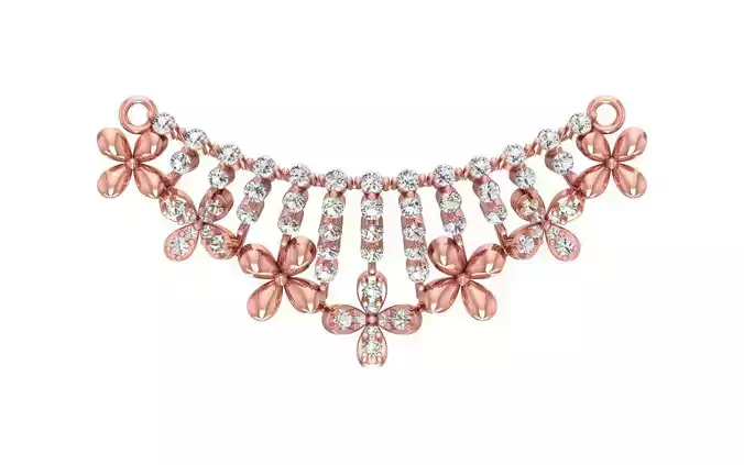 Women Necklaces Pendants 3dm STL OBJ FBX Renders Details