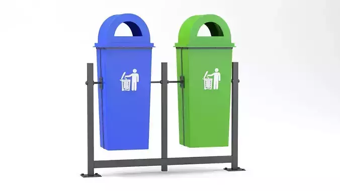 Trash Can Outdoor 05