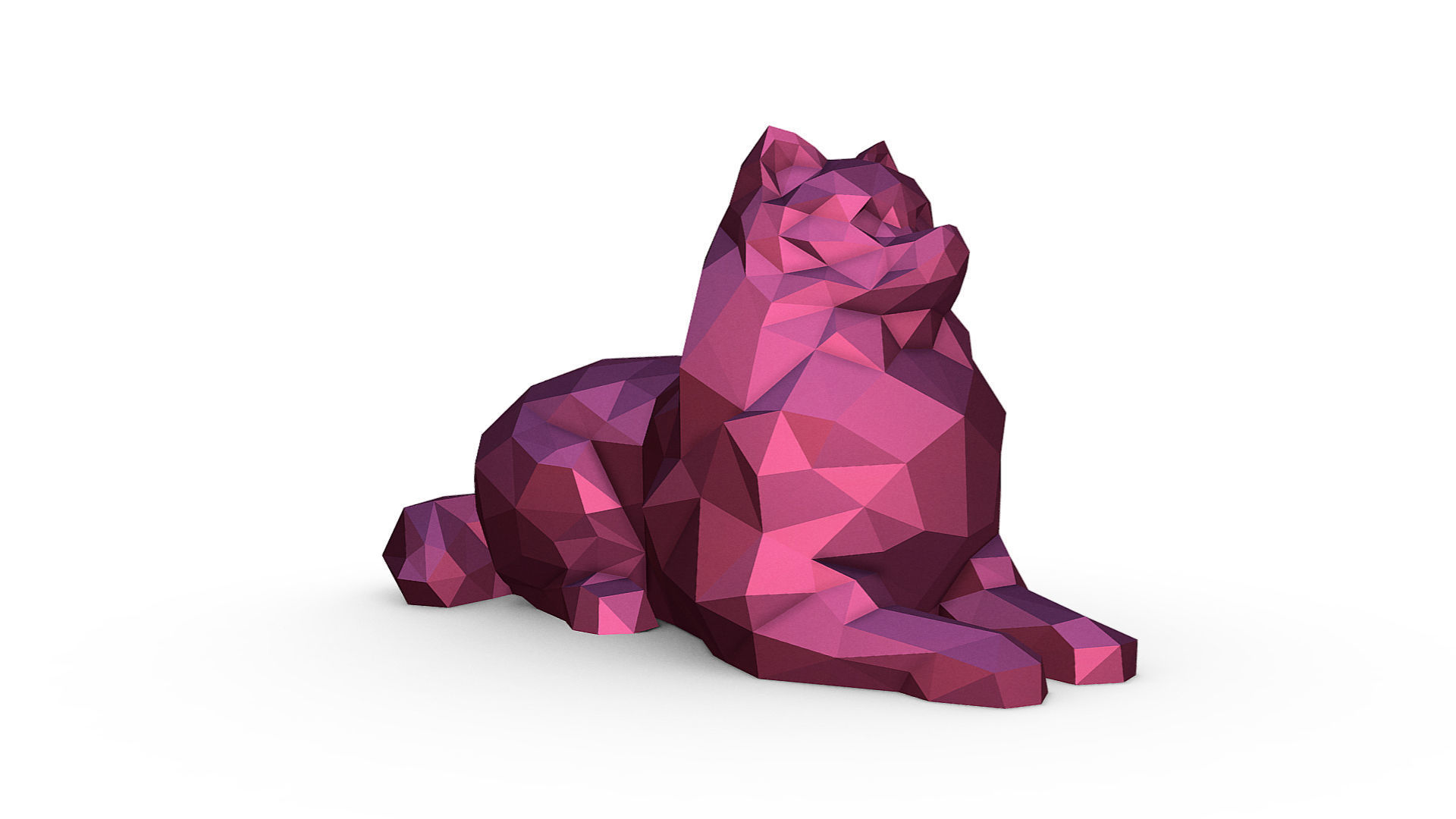 Pomeranian Spitz  3D print model_6