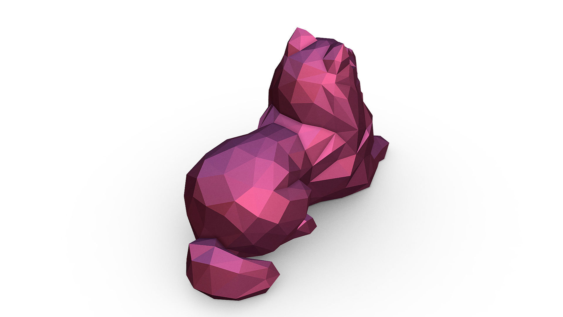 Pomeranian Spitz  3D print model_3