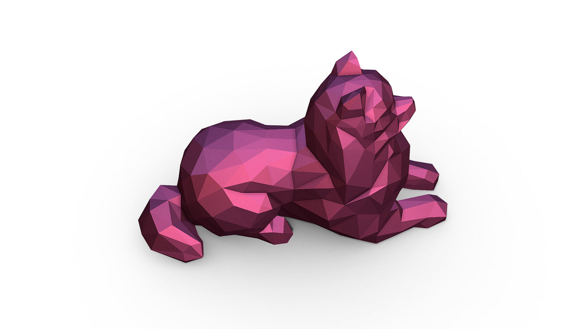 Pomeranian Spitz  3D print model_4