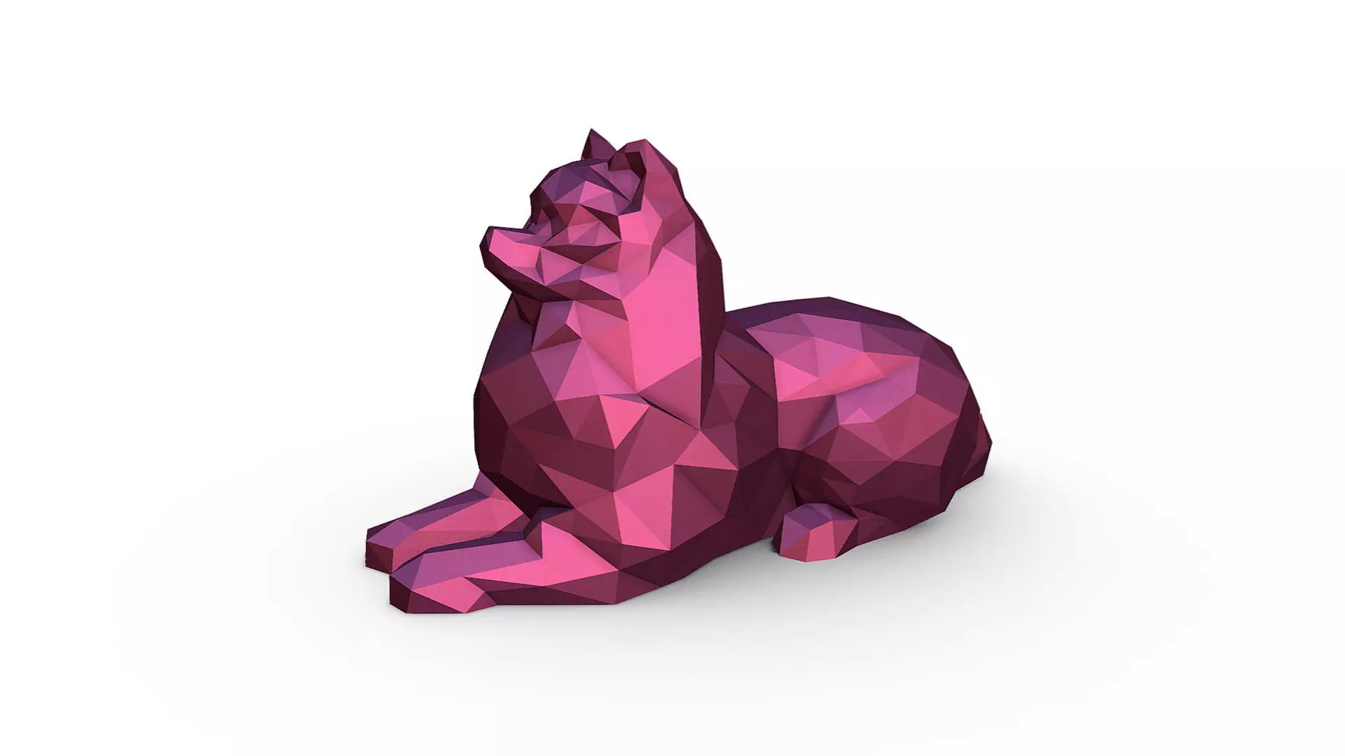 Pomeranian Spitz  3D print model_0