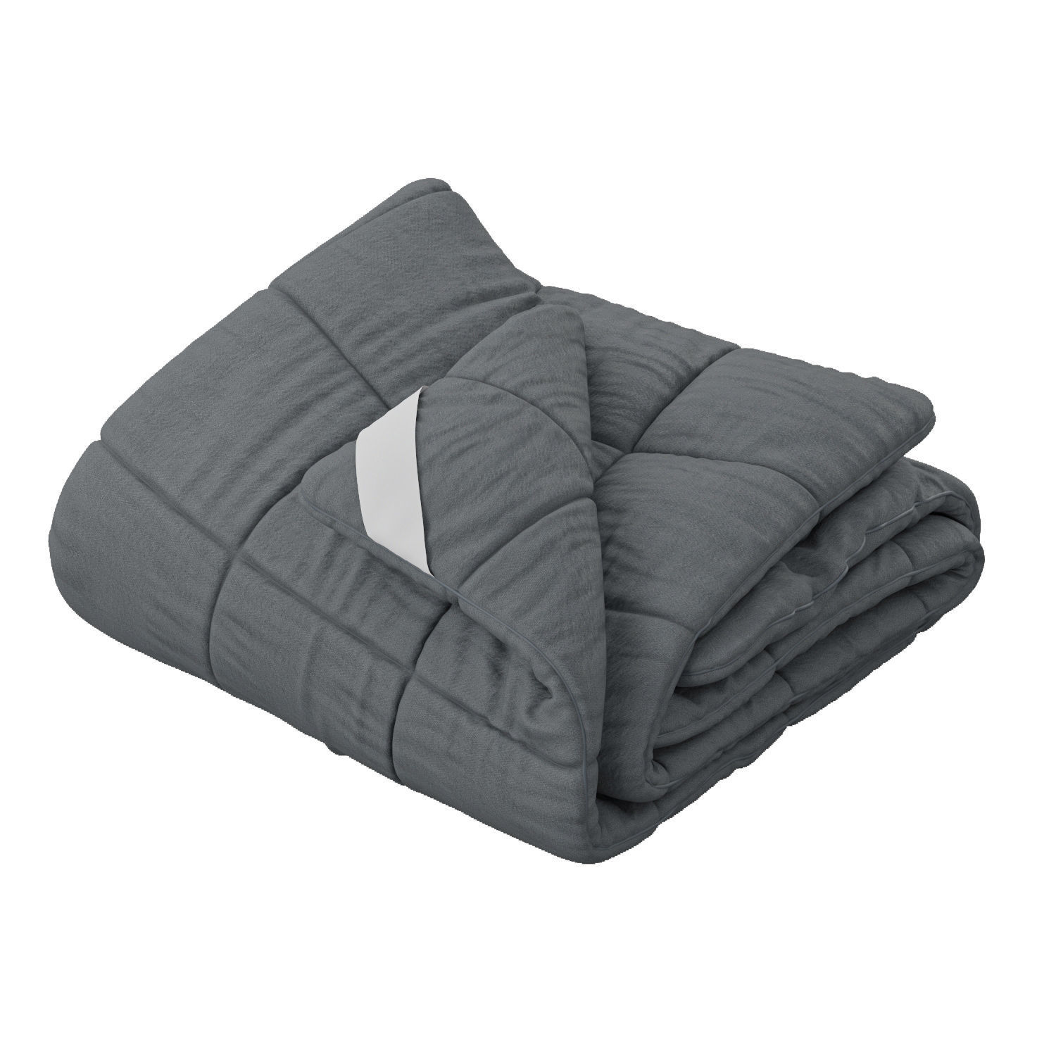 Rolled-up Duvet 3D model_7