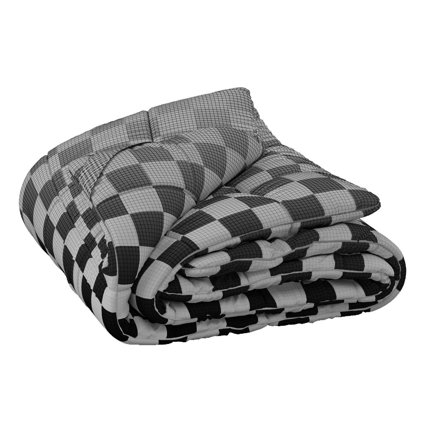 Rolled-up Duvet 3D model_15