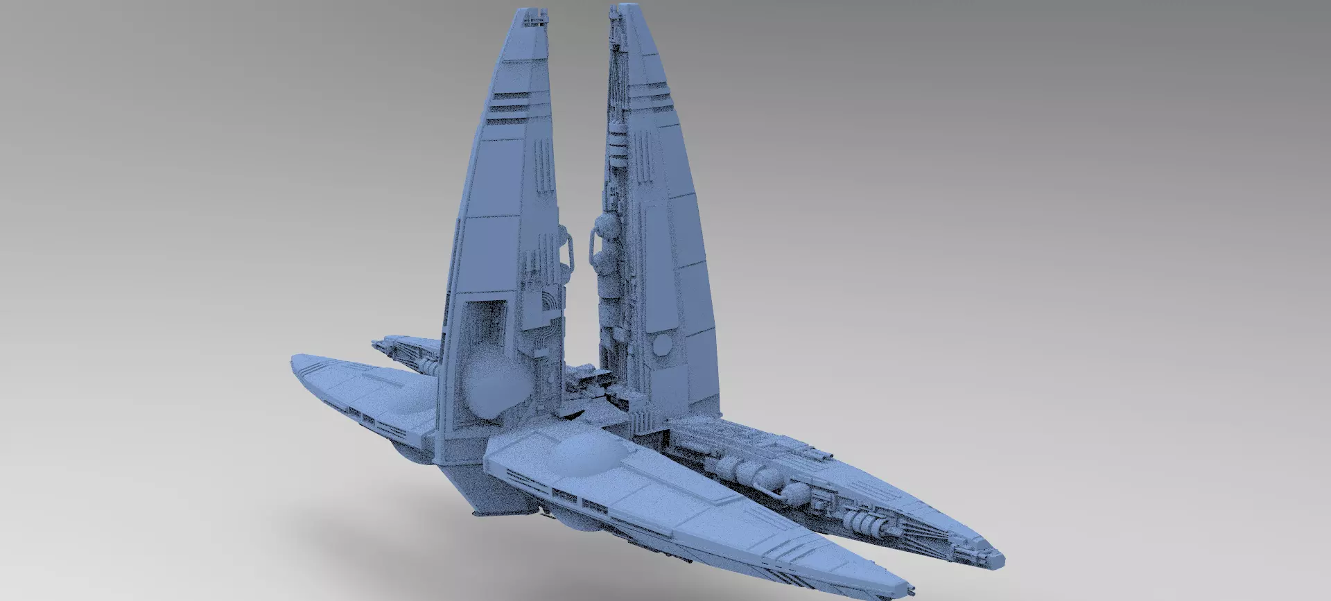 Wraith Interceptor architecture 7 3D model_0