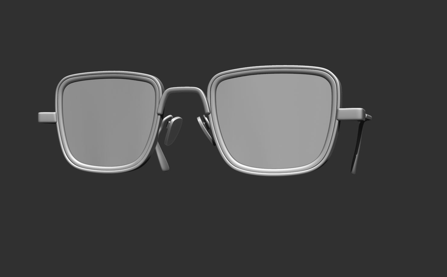 15 Glasses Base Mesh 3D model_17