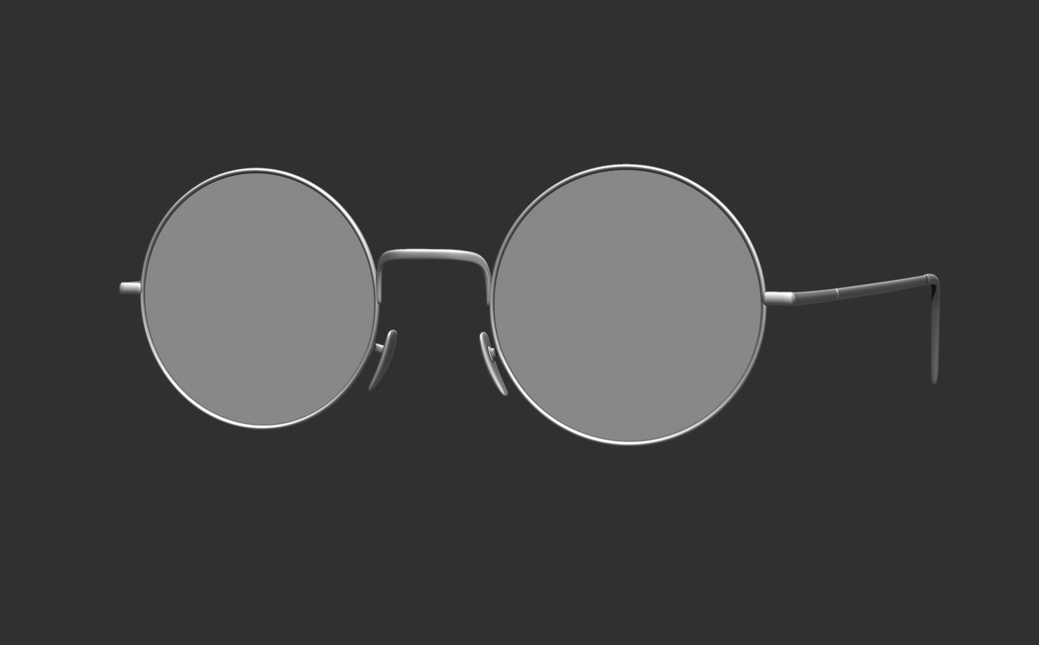 15 Glasses Base Mesh 3D model_10