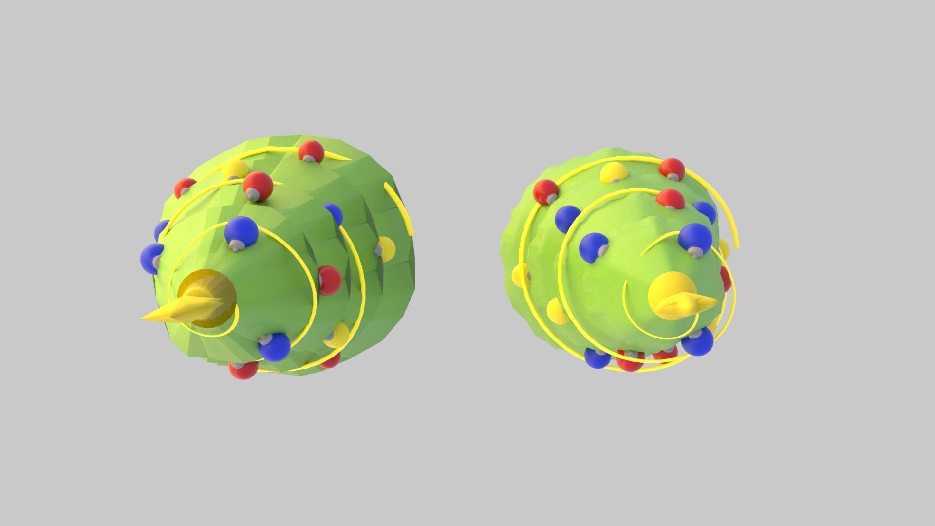 Halloween pack Low-poly 3D model_34