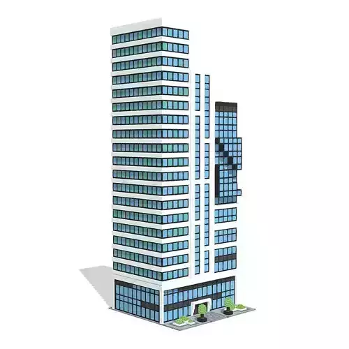 Voxel Triple Tower