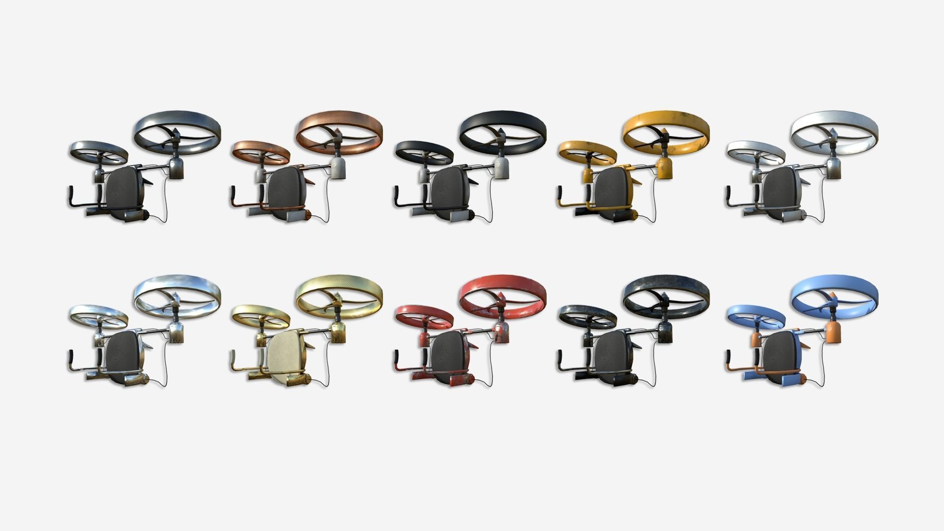 100 Jetpacks Super Collection - SciFi Character Design _2